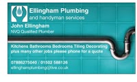 Ellingham Plumbing and Handyman Services 184819 Image 1